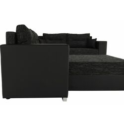 Canapea in forma de U extensibila Mobhaus Anisia (Black) Thumb