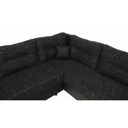 Canapea in forma de U extensibila Mobhaus Anisia (Black) Thumb