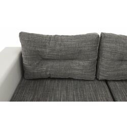 Canapea in forma de U extensibila Mobhaus Anisia (White/Gray-Brown) Thumb