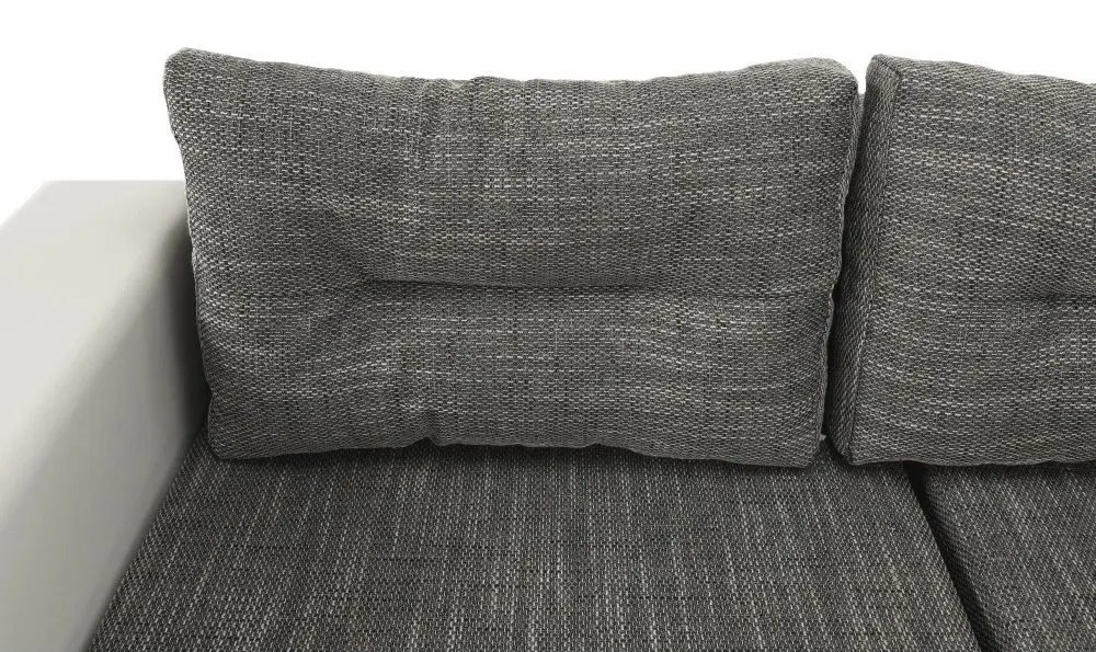 Canapea in forma de U extensibila Mobhaus Anisia (White/Gray-Brown) - 6