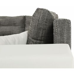 Canapea in forma de U extensibila Mobhaus Anisia (White/Gray-Brown) Thumb