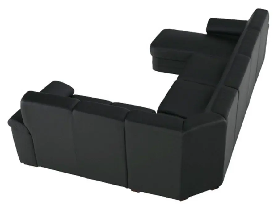 Диван П-образный раскладной Mobhaus Biter Left (Black) - 6
