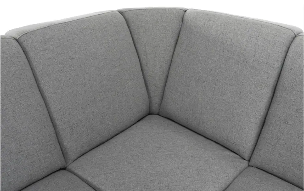 Canapea in forma de U extensibila Mobhaus Biter Left (Gray)