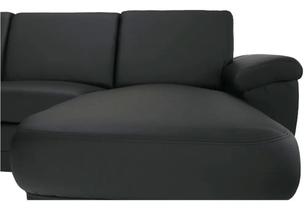 Canapea in forma de U extensibila Mobhaus Biter Right (Black) - 4