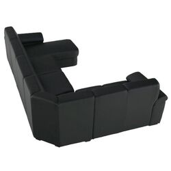 Canapea in forma de U extensibila Mobhaus Biter Right (Black) Thumb