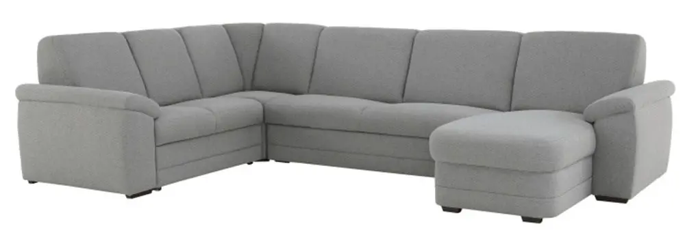 Canapea in forma de U extensibila Mobhaus Biter Right (Gray)