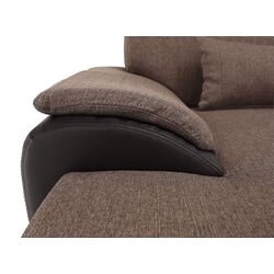 Canapea in forma de U extensibila Mobhaus Emily U Left (Brown) Thumb