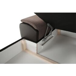 Canapea in forma de U extensibila Mobhaus Emily U Left (Brown) Thumb