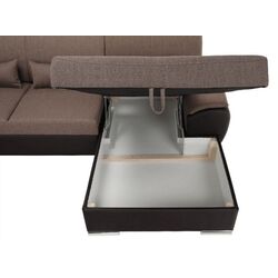 Canapea in forma de U extensibila Mobhaus Emily U Right (Brown) Thumb