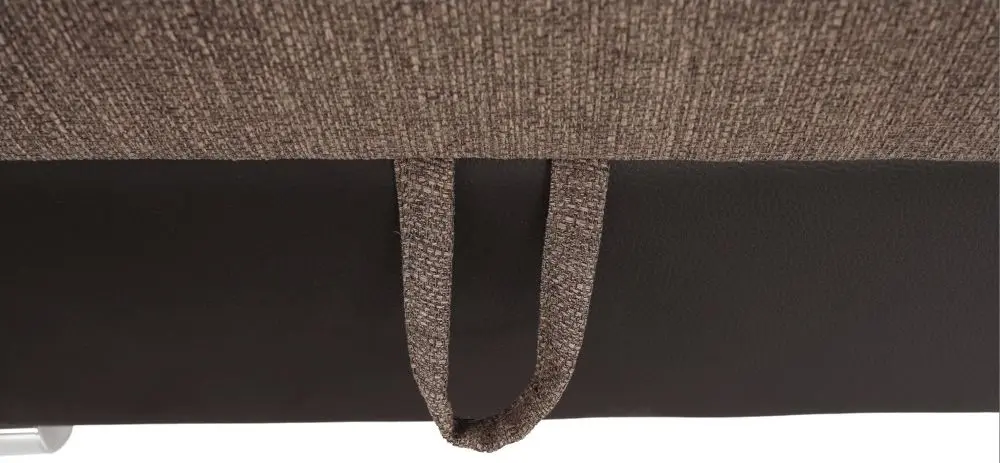 Canapea in forma de U extensibila Mobhaus Emily U Right (Brown) - 7