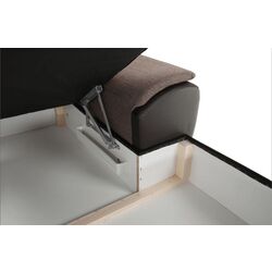 Canapea in forma de U extensibila Mobhaus Emily U Right (Brown) Thumb