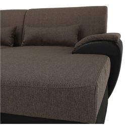 Canapea in forma de U extensibila Mobhaus Emily U Right (Brown) Thumb