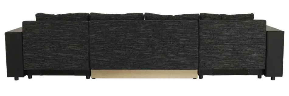 Canapea in forma de U extensibila Mobhaus Essen (Black) - 9