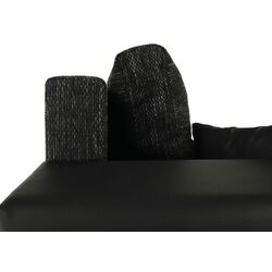 Canapea in forma de U extensibila Mobhaus Essen (Black) Thumb