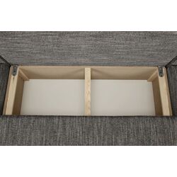 Canapea in forma de U extensibila Mobhaus Essen (White/Gray-Brown) Thumb