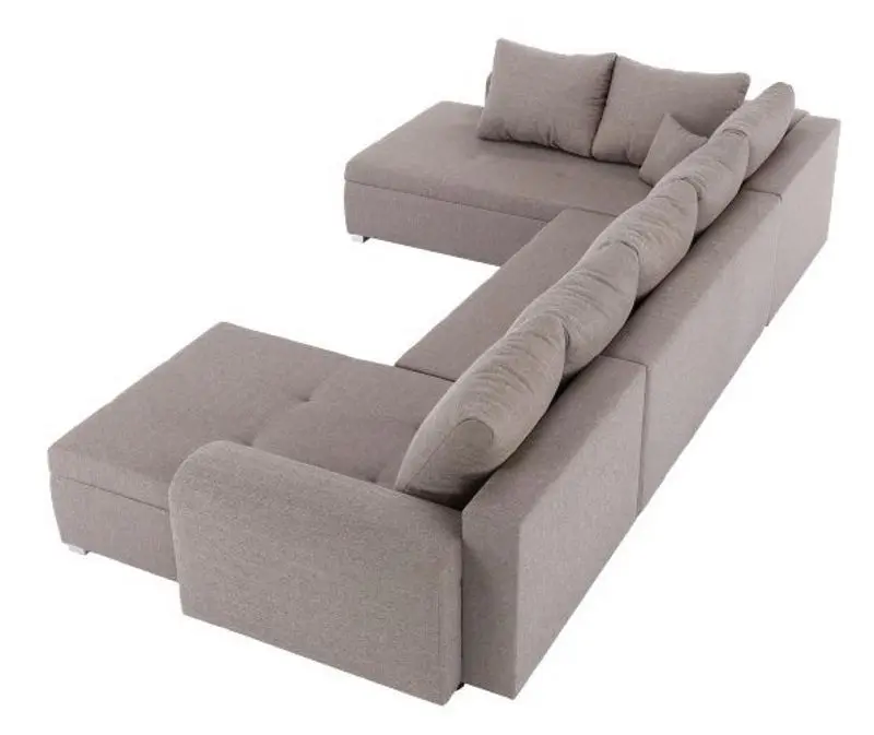 Canapea in forma de U extensibila Mobhaus Frankfurt New (Brown) - 7