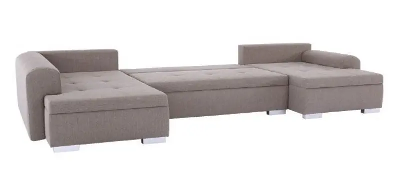 Canapea in forma de U extensibila Mobhaus Frankfurt New (Brown) - 5