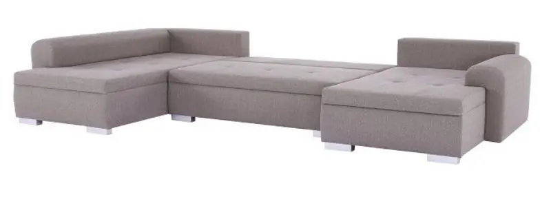 Canapea in forma de U extensibila Mobhaus Frankfurt New (Brown) - 4