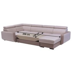 Canapea in forma de U extensibila Mobhaus Imperio U Right (Dark Brown/Light Brown) Thumb