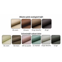 Canapea in forma de U extensibila Mobhaus Kamelia Left (Brown/White) Thumb