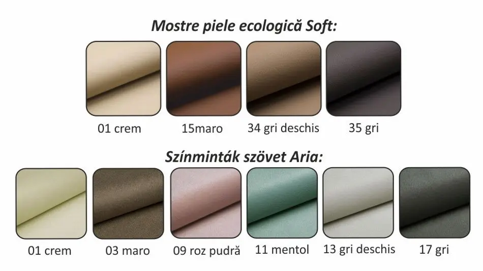 Canapea in forma de U extensibila Mobhaus Kamelia Left (Brown/White) - 11