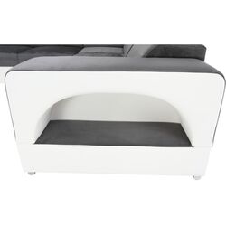 Canapea in forma de U extensibila Mobhaus Kamelia Left (Gray/White) Thumb