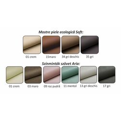 Canapea in forma de U extensibila Mobhaus Kamelia Left (Gray/White) Thumb
