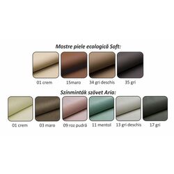 Canapea in forma de U extensibila Mobhaus Kamelia Right (Brown/White) Thumb