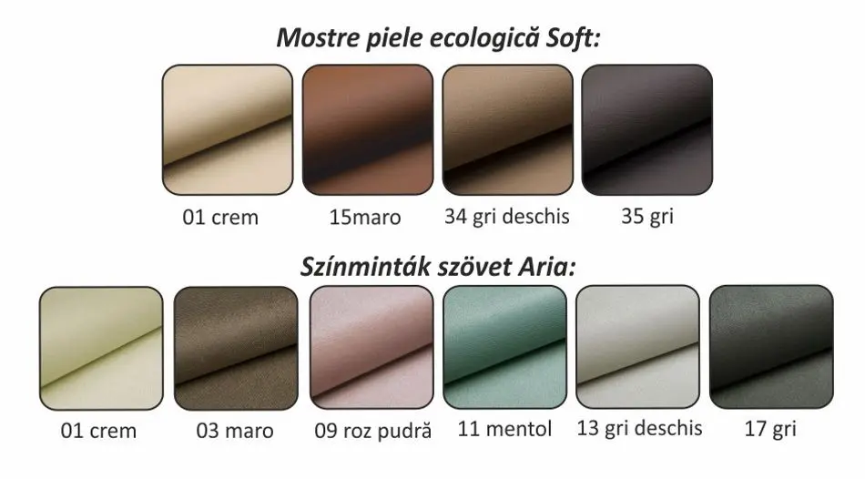 Canapea in forma de U extensibila Mobhaus Kamelia Right (Brown/White) - 11