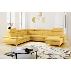 Canapea in forma de U extensibila Mobhaus Marelia Right (Mustard) Thumb