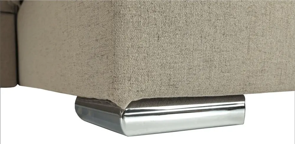 Canapea in forma de U extensibila Mobhaus Marieta Left (Beige)