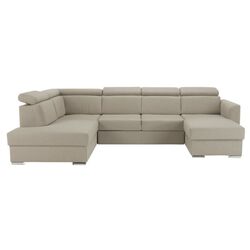 Canapea in forma de U extensibila Mobhaus Marieta Left (Beige) Thumb