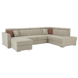 Canapea in forma de U extensibila Mobhaus Marieta Right (Beige) Thumb