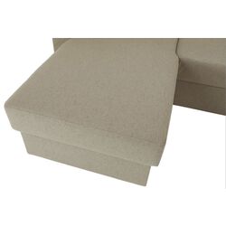 Canapea in forma de U extensibila Mobhaus Marieta Right (Beige) Thumb