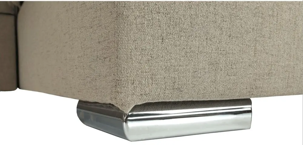 Canapea in forma de U extensibila Mobhaus Marieta Right (Beige)