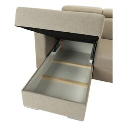 Canapea in forma de U extensibila Mobhaus Marieta Right (Beige) Thumb