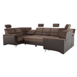 Canapea in forma de U extensibila Mobhaus Santiago (Brown) Thumb
