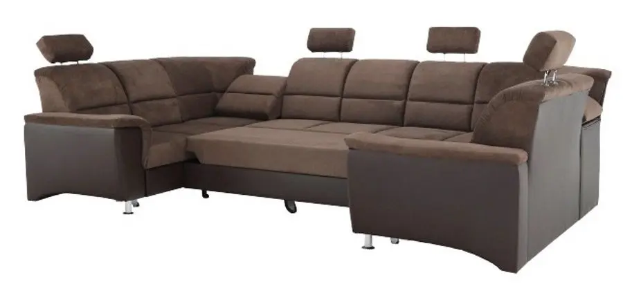 Canapea in forma de U extensibila Mobhaus Santiago (Brown)