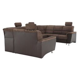 Canapea in forma de U extensibila Mobhaus Santiago (Brown) Thumb