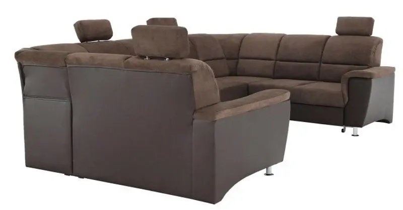 Canapea in forma de U extensibila Mobhaus Santiago (Brown)