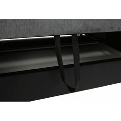 Canapea in forma de U extensibila Mobhaus Santiago Left (Black/Dark Gray) Thumb