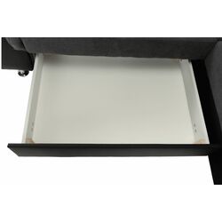 Canapea in forma de U extensibila Mobhaus Santiago Left (Black/Dark Gray) Thumb