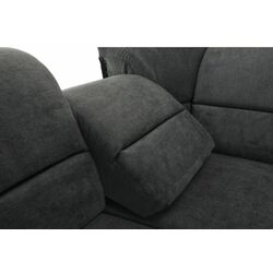 Canapea in forma de U extensibila Mobhaus Santiago Left (Black/Dark Gray) Thumb