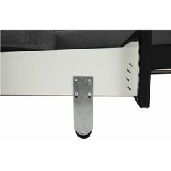 Canapea in forma de U extensibila Mobhaus Santiago Left (Black/Dark Gray) Thumb