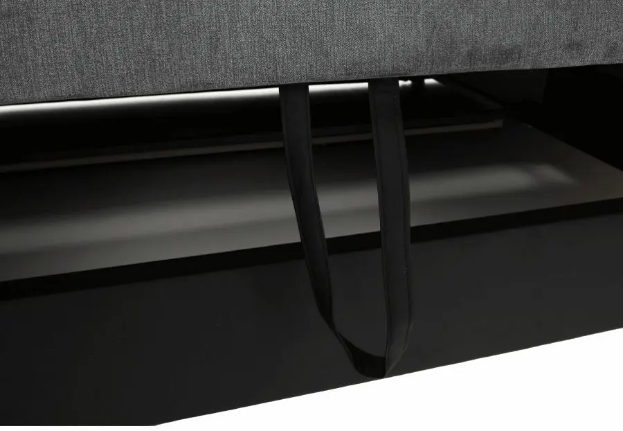 Диван П-образный раскладной Mobhaus Santiago Right (Black/Dark Gray)