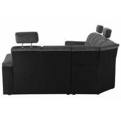 Диван П-образный раскладной Mobhaus Santiago Right (Black/Dark Gray) Thumb