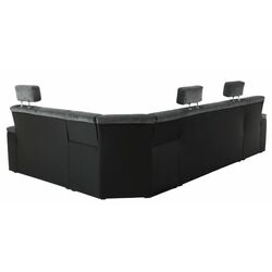 Диван П-образный раскладной Mobhaus Santiago Right (Black/Dark Gray) Thumb