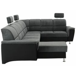 Диван П-образный раскладной Mobhaus Santiago Right (Black/Dark Gray) Thumb