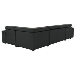 Canapea in forma de U extensibila Mobhaus Segoria Roh Left (Dark Gray) Thumb