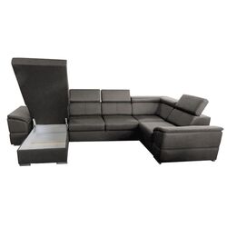 Canapea in forma de U extensibila Mobhaus Segoria Roh Left (Gray-Brown) Thumb